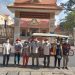 ប្រជាសហគមន៍ឡពាងនៅមុខសាលាដំបូងខេត្ដកំពង់ឆ្នាំង កាលពីថ្ងៃទី១៨ ខែមករា ឆ្នាំ២០២៣។ (រូបផ្ដល់ឱ្យ ដោយ ស្ងួន ញឿន)